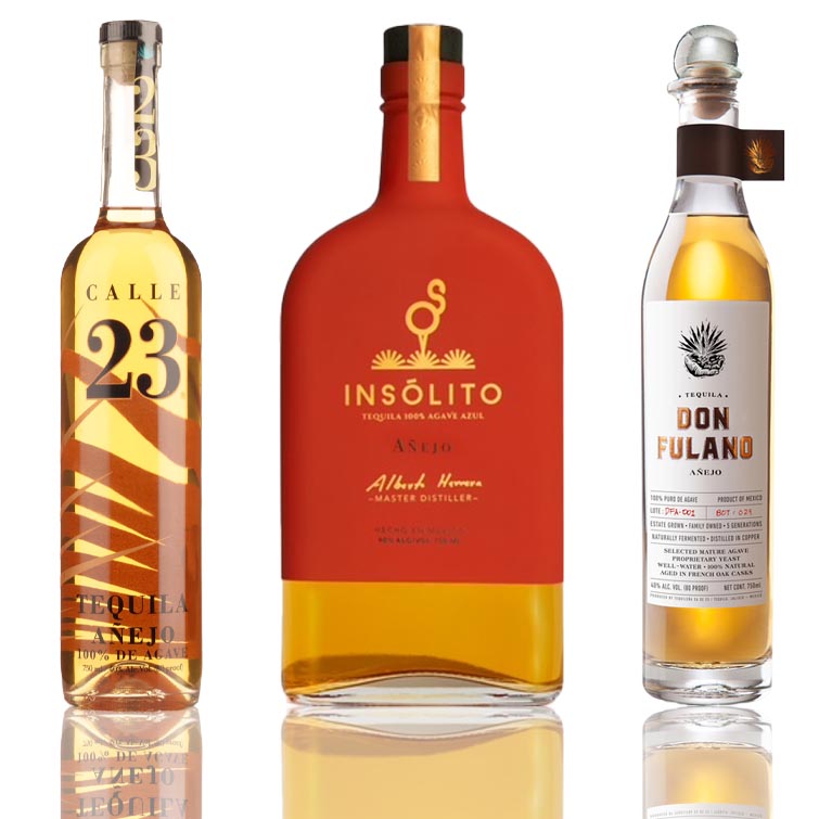 3 x Essential Anejo Tequilas