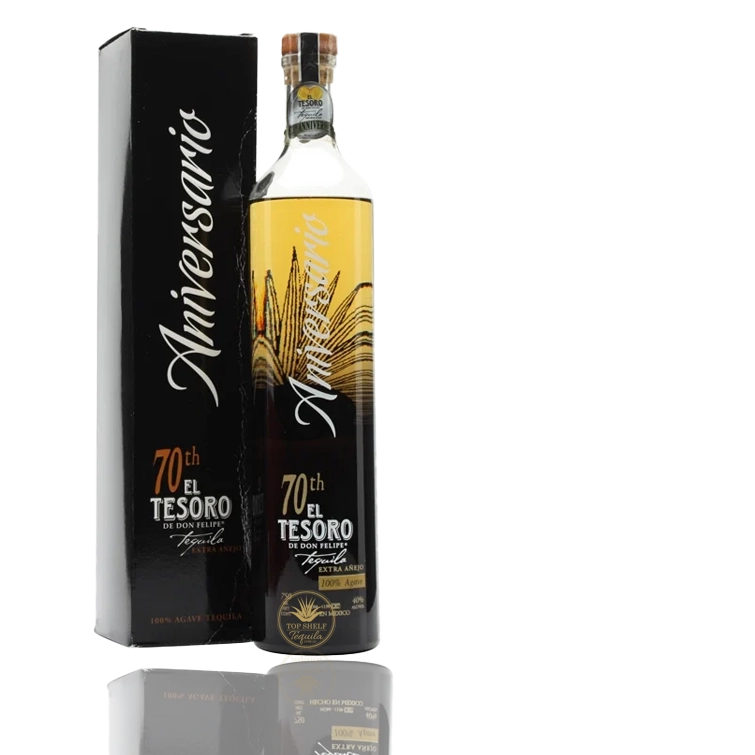 El Tesoro de Don Felipe 70th Aniversario Extra Anejo Tequila (750ml / 40%)