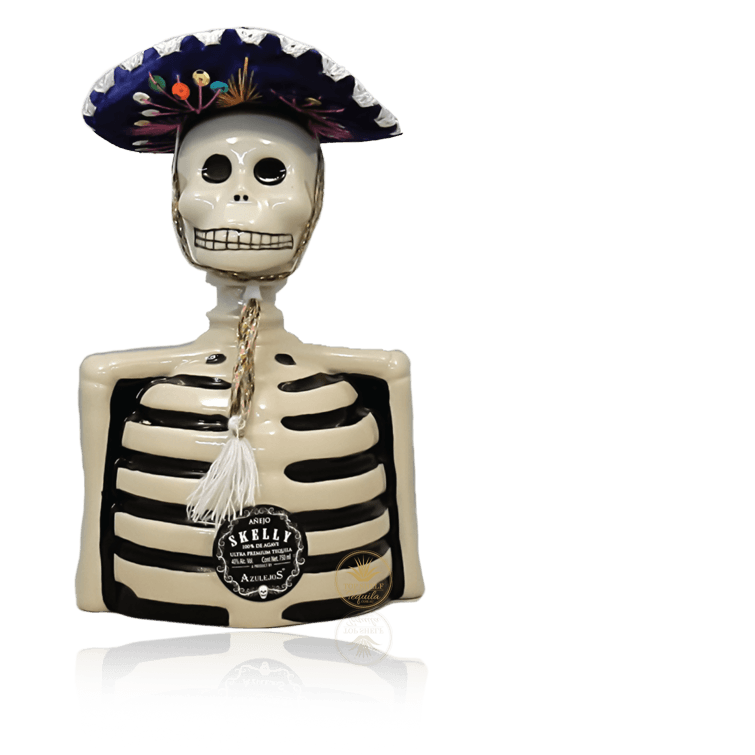 Los Azulejos Skelly Anejo Tequila (750ml / 40%)